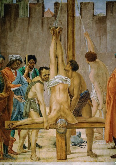 Korsfestelsen av Sankt Peter (freske) av Filippino Lippi