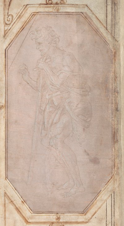 Mann med en pinne av Filippino Lippi