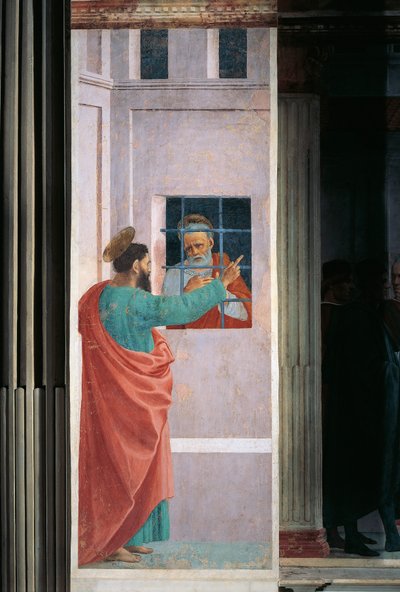 Saint Paul besøker Saint Peter i fengselet, av Filippino Lippi av Filippino Lippi