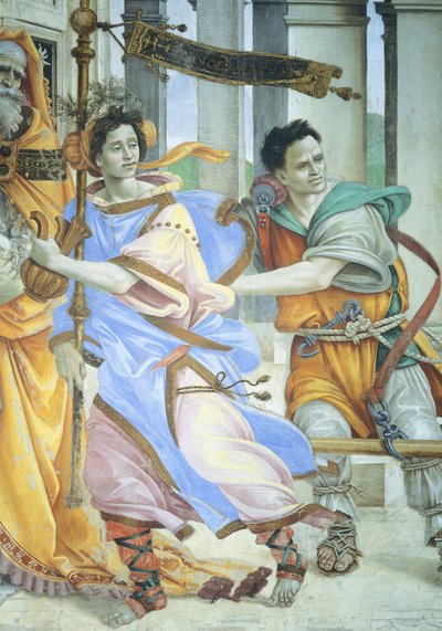 Evangelisten Johannes gjenoppliver Drusiana av Filippino Lippi