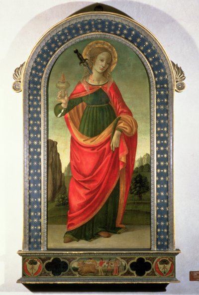 St. Lucy, ca. 1472-74 av Filippino Lippi