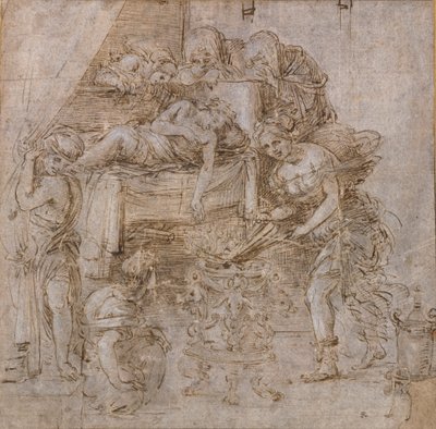 Meleagers død, ca 1490-tallet av Filippino Lippi