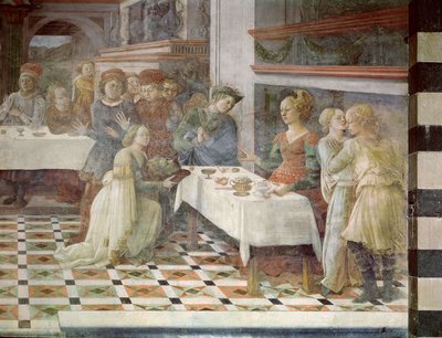Herodes høytid, 1452-64 av Filippino Lippi