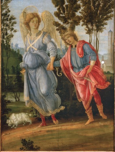 Tobias med engelen av Filippino Lippi