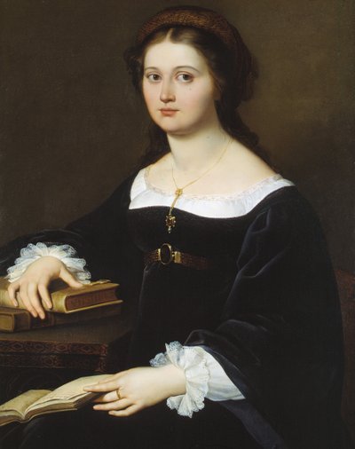 Portrett av Costanza Monti Perticari, 1819-1821. av Filippo Agricola