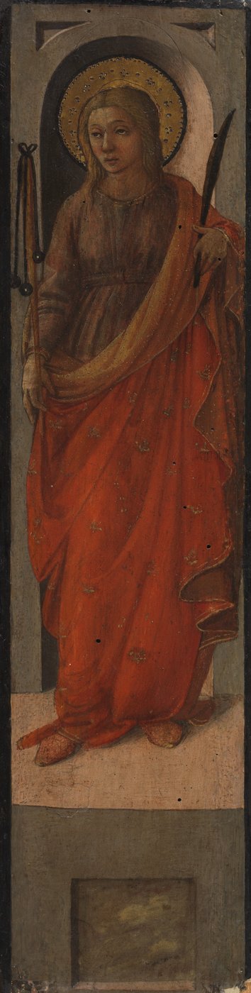 Kvinnelig helgen med slagle av Fra Filippo Lippi