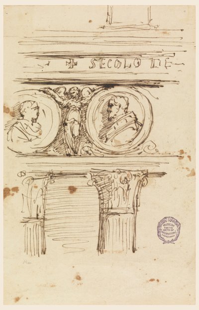Design for en Entabulatur av Filippo Marchionni