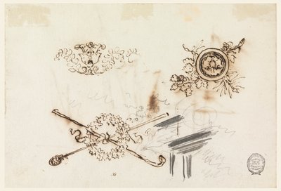 Studier av master og ornamenter av Filippo Marchionni