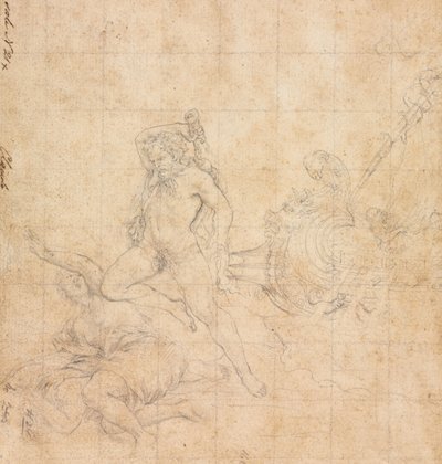 Hercules and the Girdle of Hippolyta, første kvartal 1600. av Filippo Napoletano