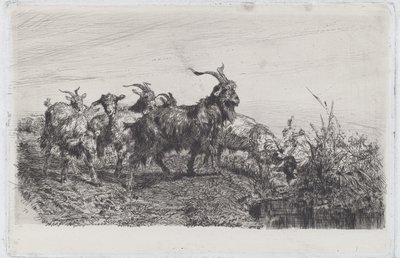Barn ved en dam av Filippo Palizzi