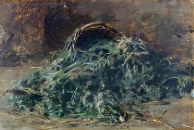 Grønnsakskurv av Filippo Palizzi
