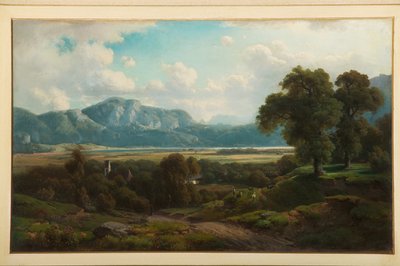 Arkaisk landskap (olje på panel) av Filippo Reggiani