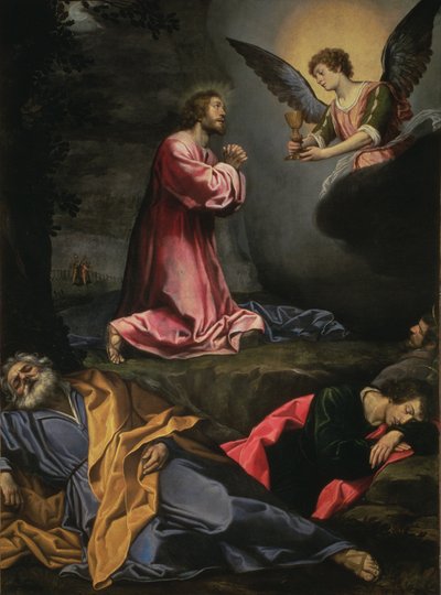 Kristus i Getsemane hage av Filippo Tarchiani