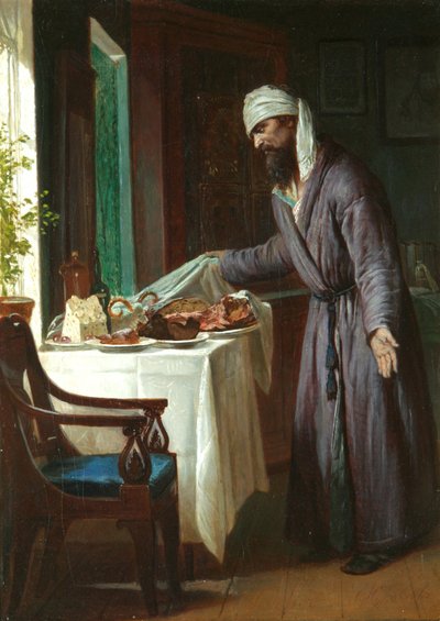 Morning Hangover, slutten av 1800-tallet. av Firs Sergeevich Zhuravlev