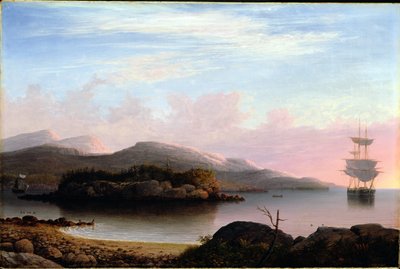 Utenfor Mount Desert Island, 1856 av Fitz Henry Lane