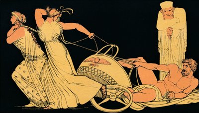 Atossas drøm, 1880 av Flaxman