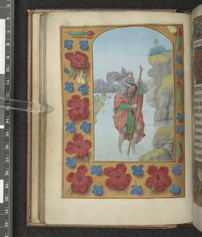 Legg til MS 54782 f.48v Saint Christopher, illustrasjon fra 