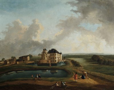 Det flamske slottet av Flemish School