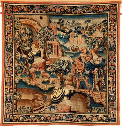 flamsk billedvev. Det 16. århundre. av Flemish School