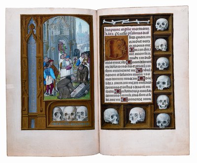 Folioer fra Rothschilds timebok, Gent eller Brugge, ca. 1505 av Flemish School