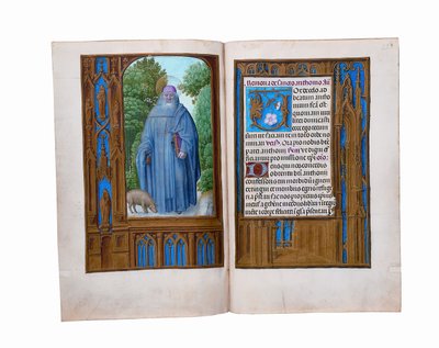 Folioer fra Rothschilds timebok, Gent eller Brugge, ca. 1505 av Flemish School