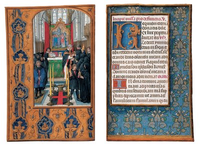Folioer fra Rothschilds timebok, Gent eller Brugge, ca. 1505 av Flemish School