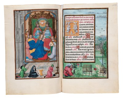 Folioer fra Rothschilds timebok, Gent eller Brugge, ca. 1505 av Flemish School