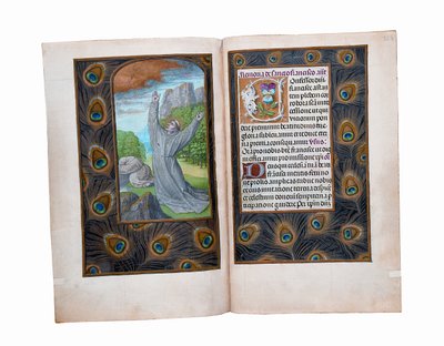 Folioer fra Rothschilds timebok, Gent eller Brugge, ca. 1505 av Flemish School