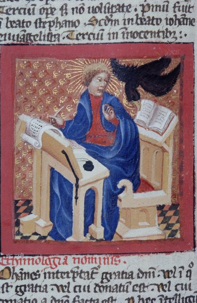 Ms Gen 1111 Page fra Legenda Aurea, Brugge, ca. 1400-10 av Flemish School