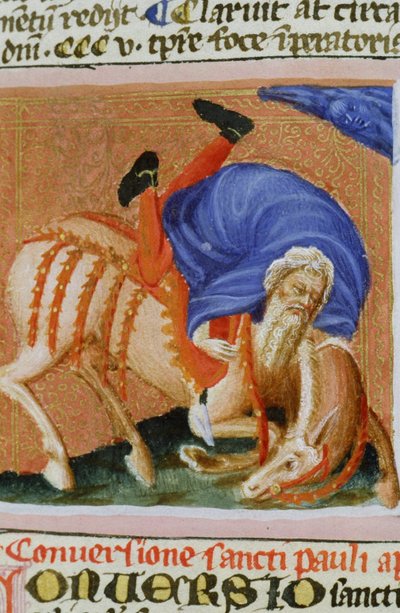 Ms Gen 1111 Page fra Legenda Aurea, Brugge, ca. 1400-10 av Flemish School