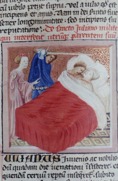 Ms Gen 1111 Page fra Legenda Aurea, Brugge, ca. 1400-10 av Flemish School