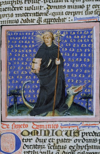 Ms Gen 1111 Page fra Legenda Aurea, Brugge, ca. 1400-10 av Flemish School