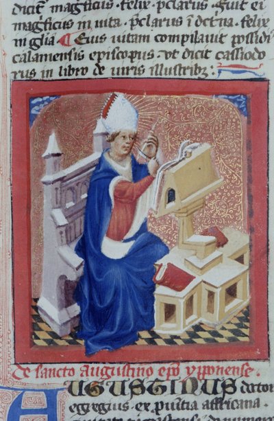 Ms Gen 1111 Page fra Legenda Aurea, Brugge, ca. 1400-10 av Flemish School