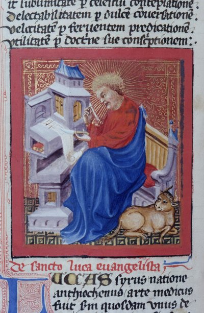 Ms Gen 1111 Page fra Legenda Aurea, Brugge, ca. 1400-10 av Flemish School