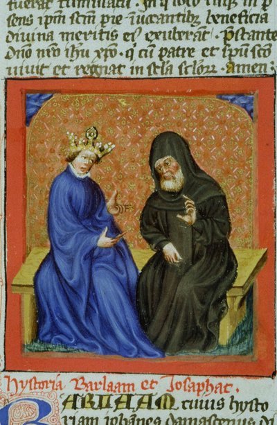 Ms Gen 1111 Page fra Legenda Aurea, Brugge, ca. 1400-10 av Flemish School