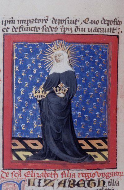 Ms Gen 1111 Page fra Legenda Aurea, Brugge, ca. 1400-10 av Flemish School