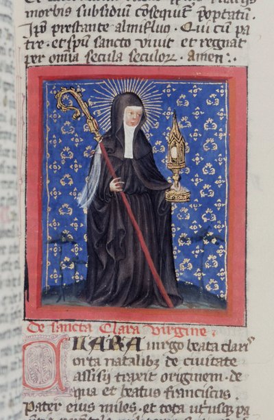 Ms Gen 1111 Page fra Legenda Aurea, Brugge, ca. 1400-10 av Flemish School