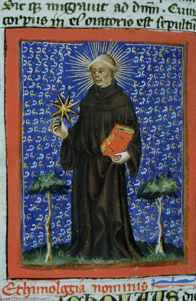 Ms Gen 1111 Page fra Legenda Aurea, Brugge, ca. 1400-10 av Flemish School