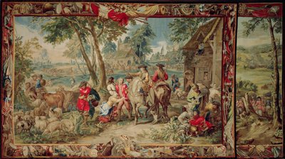 Plyndring, fra The Military Science-serien, Workshop of Judocus de Vos, ca. 1715-24 av Flemish School