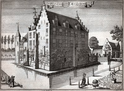Rijsenburg slott. (gravering av Flemish School