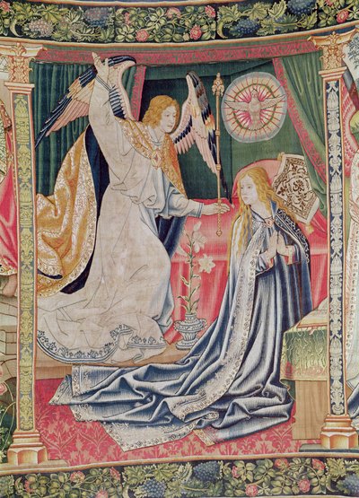 Bebudelsen, verkstedet i Brussel, ca. 1510 av Flemish School