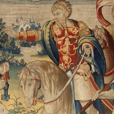 The History of Hannibal, ca. 1570 (teppe) av Flemish School