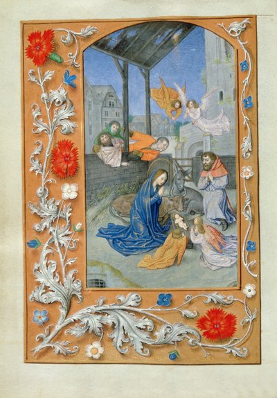 The Nativity, ca. 1480 (pergament) av Flemish School