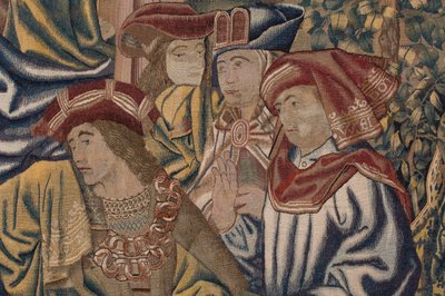 The Redemption of Man billedvev (tekstil) av Flemish School
