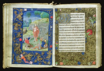 The Resurrection, miniatyr fra Stafford Prayer Book av Flemish School