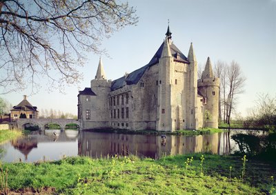 Utsikt over Chateau av Flemish School