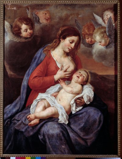 Jomfru med barn (maleri av Flemish School