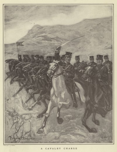Et kavaleriangrep av Fletcher C. Ransom