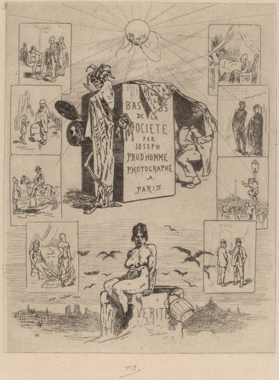 Frontispice: The Dregs of Society (Les bas-fonds de la societe) av Félicien Rops