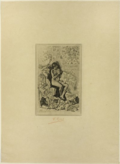 Frontispice for Rimes de Joie av Félicien Rops